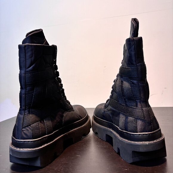 Rick Owens Megatooth Combat Boots – Black (Size 44) - Picture 3 of 5